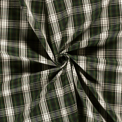 Schotse Ruiten stof Donkergroen