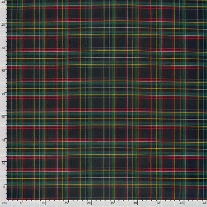 Schotse Ruiten stof stretch Marine