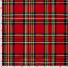 Schotse Ruiten stof Rood
