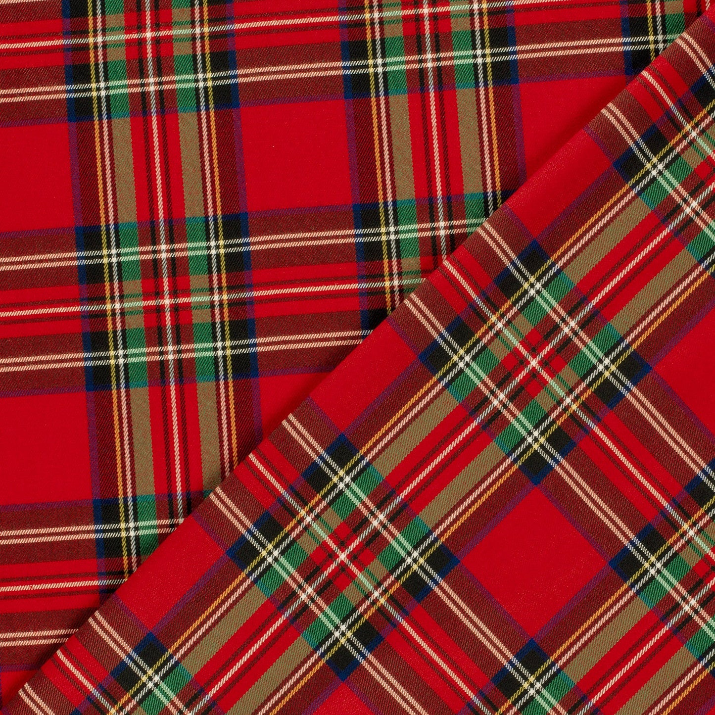 Schotse Ruiten stof Rood