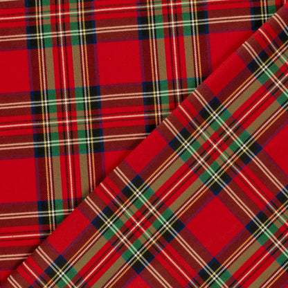 Schotse Ruiten stof Rood