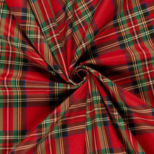 Schotse Ruiten stof Rood