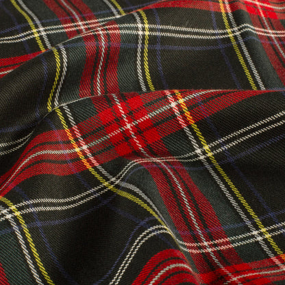 Schotse Ruiten stof Zwart