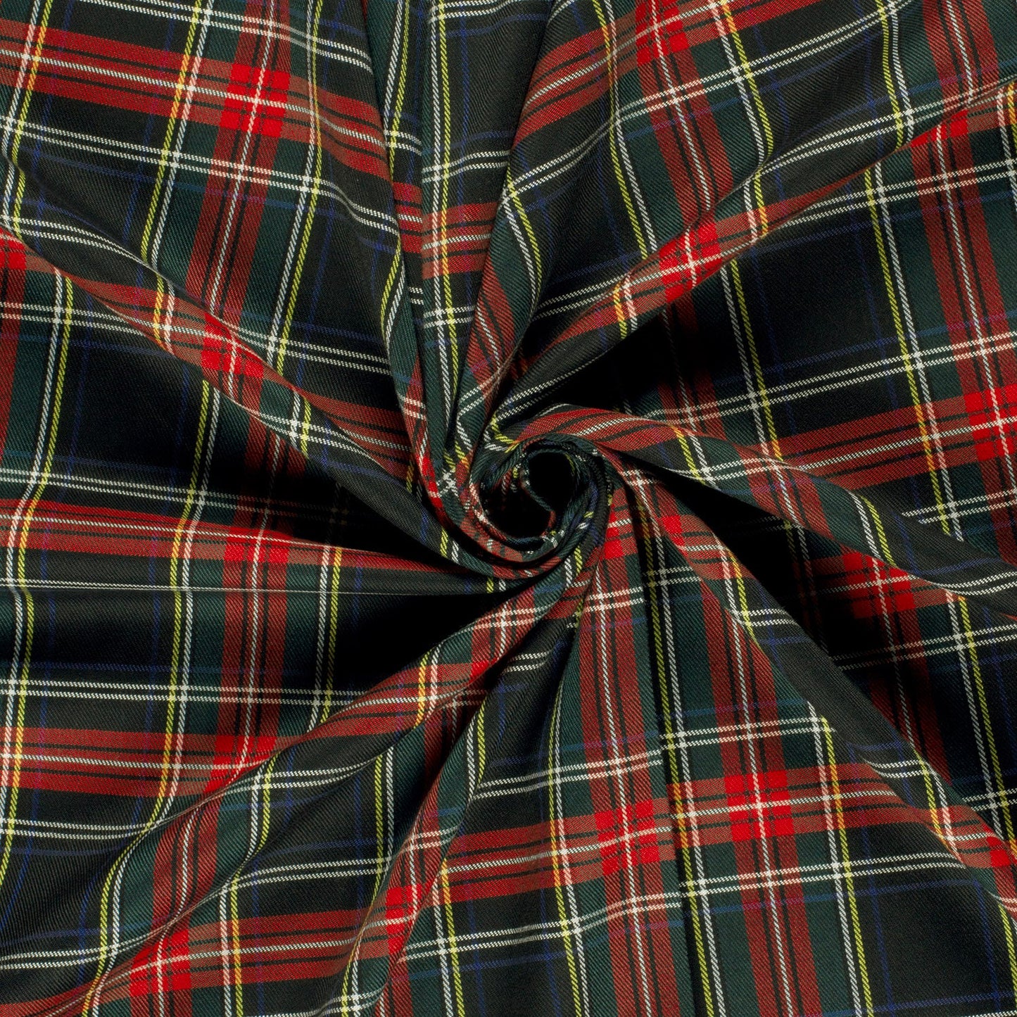 Schotse Ruiten stof Zwart
