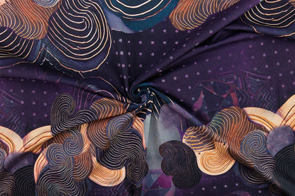 Stenzo tricot digitaal Anna paars