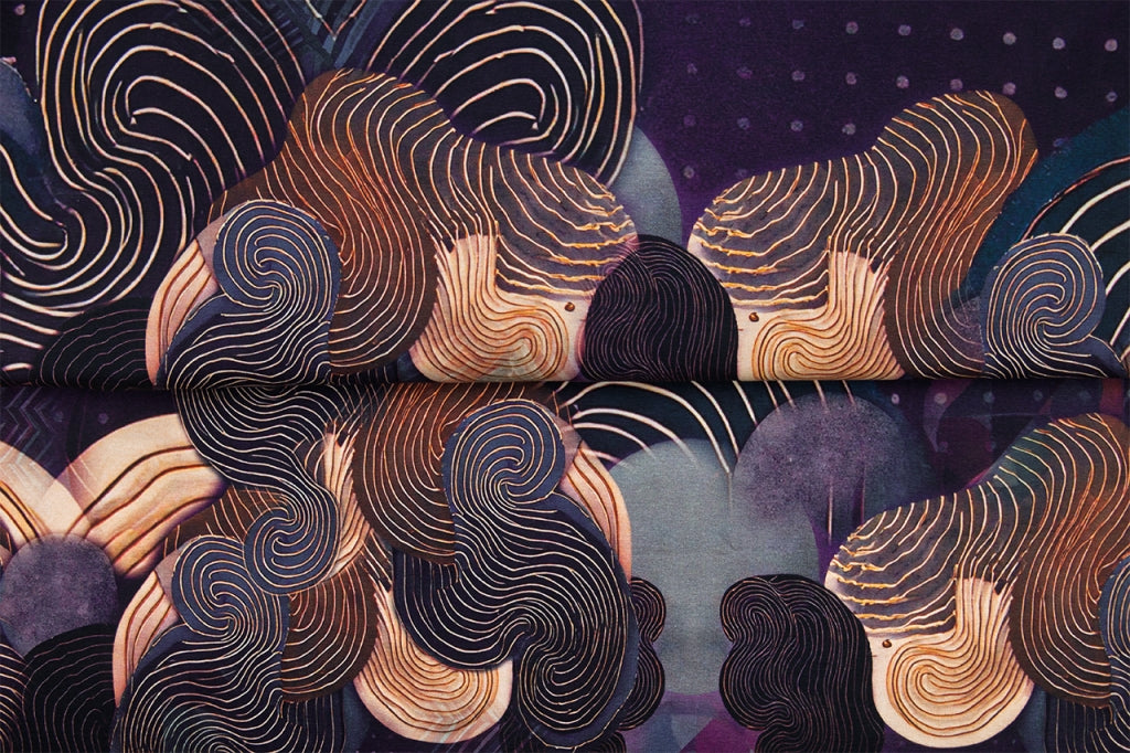 Stenzo tricot digitaal Anna paars