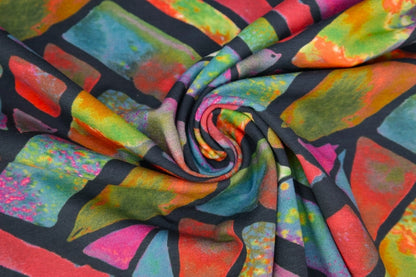 Stenzo tricot digitaal Flow multicolor