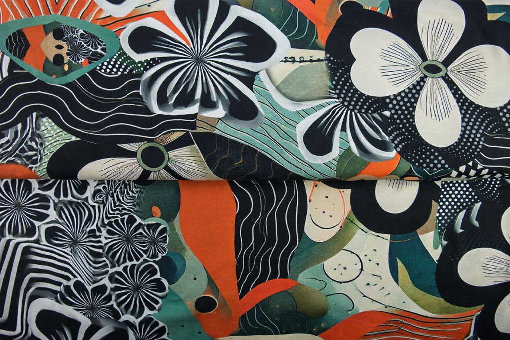 Stenzo Jersey Digital Florals Orange