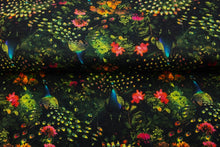 Stenzo tricot digitaal Peacock zwart