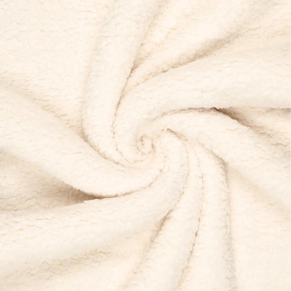 Teddy stof Ecru