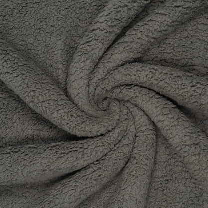 Teddy stof Grijs