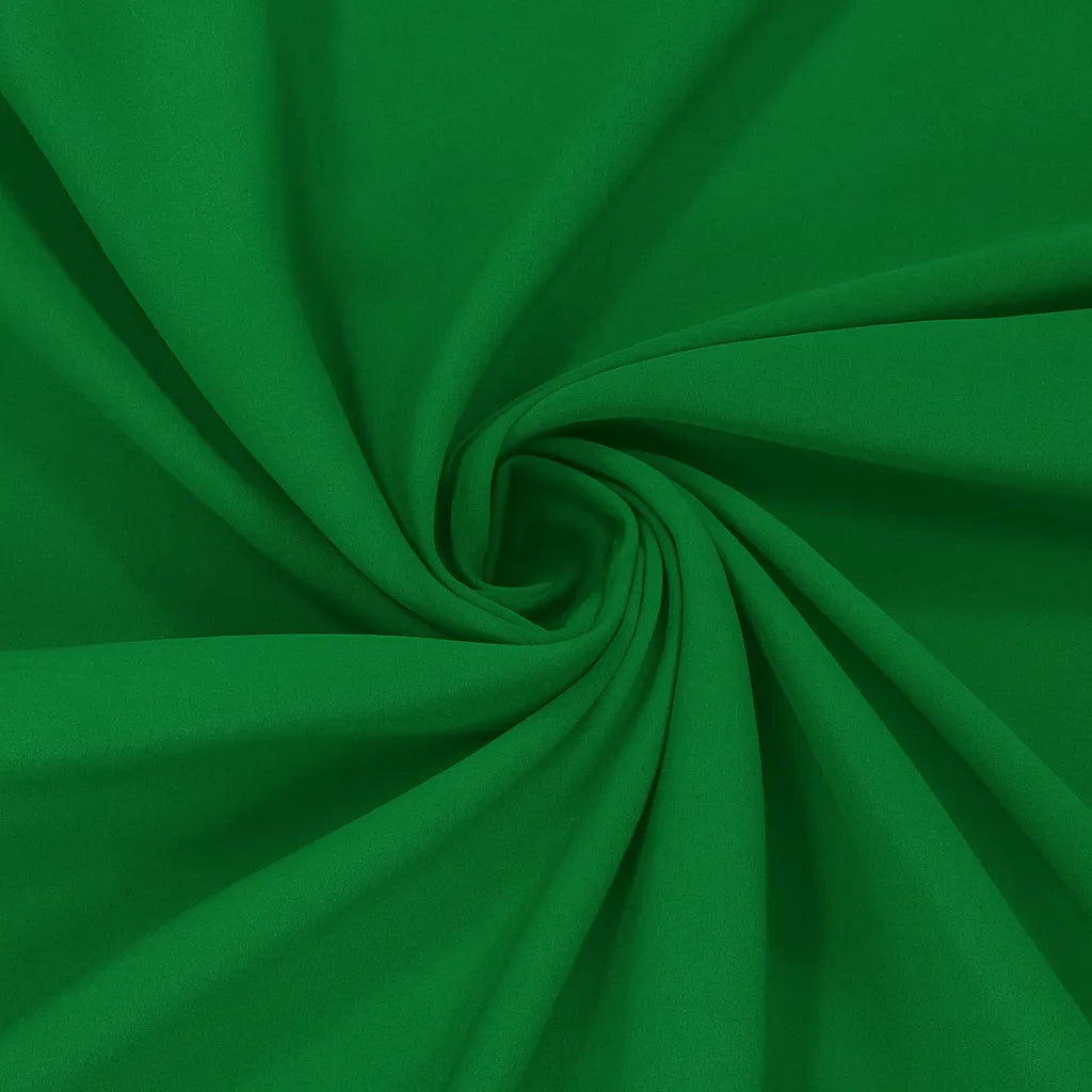 100% Viscose poplin Groen