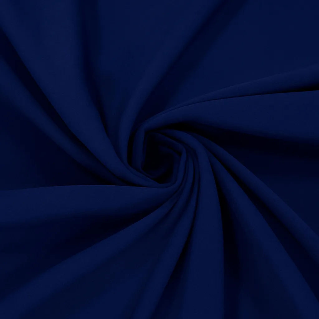 100 % Viskose-Popeline Kobalt