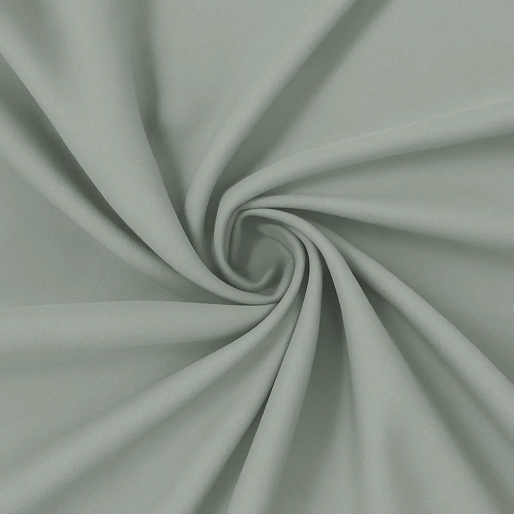 100% Viscose poplin Lichtgrijs