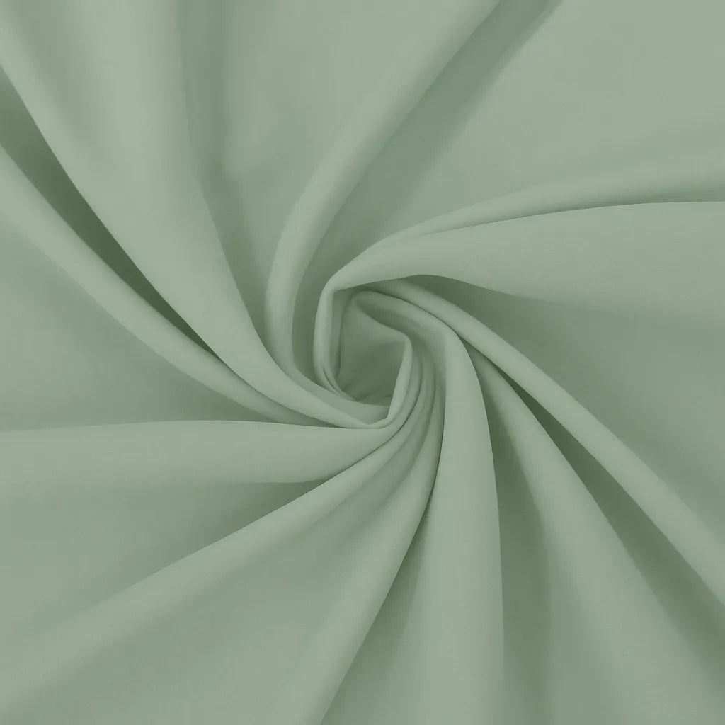 100% Viscose poplin Mintgroen