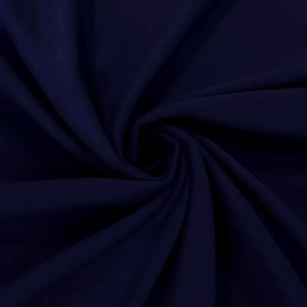 100% Viscose poplin Navy