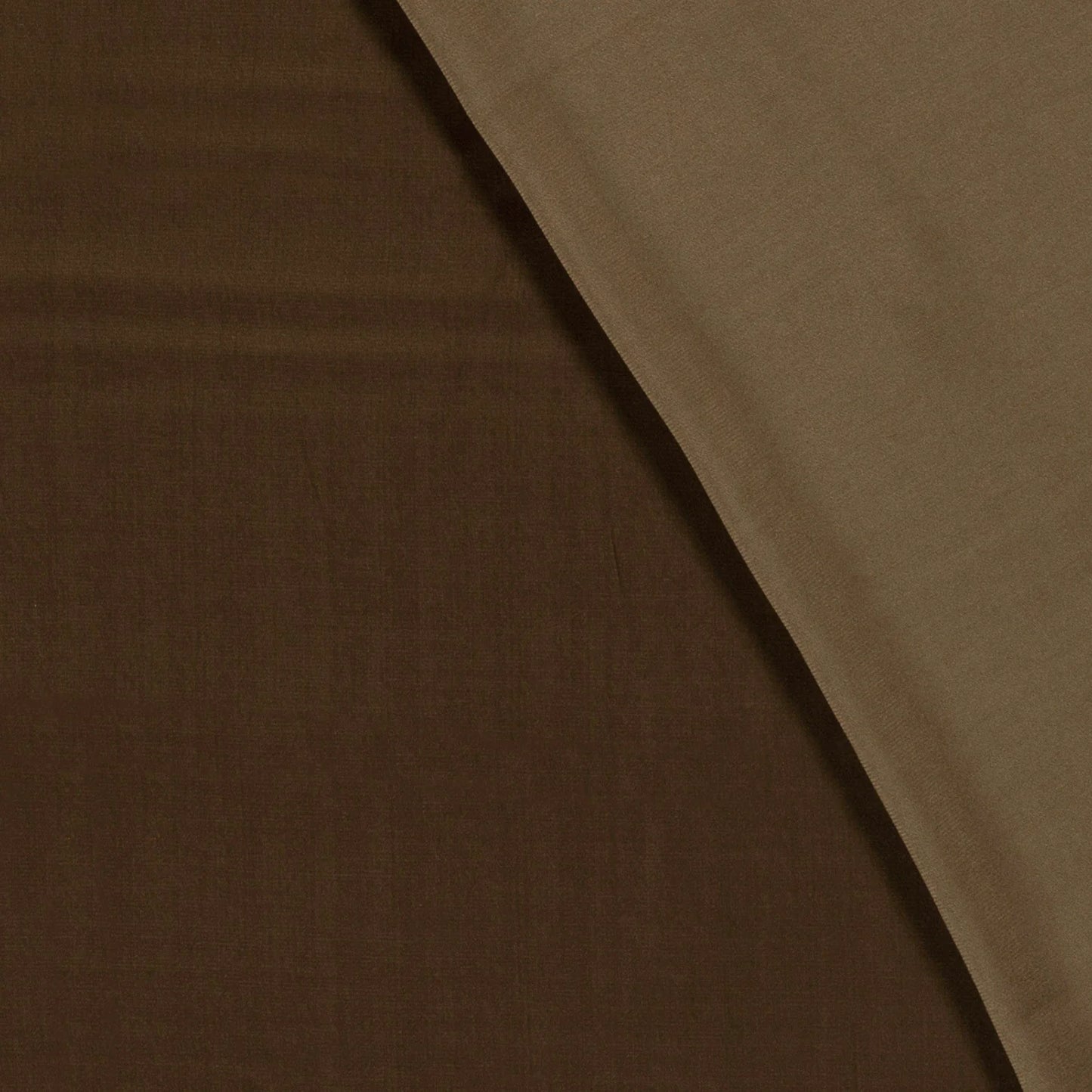Viscose satijn Bruin