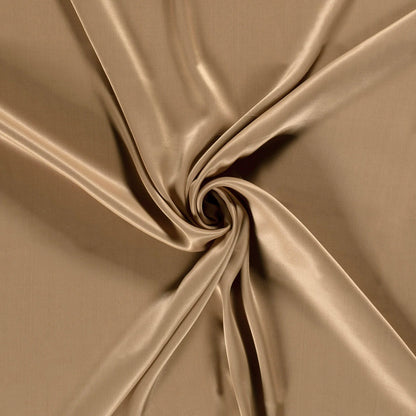 Viscose satijn Camel