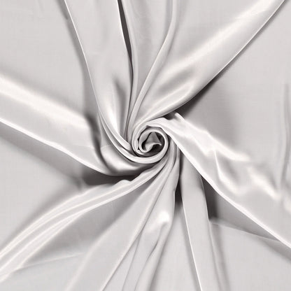 Viscose satijn Lichtgrijs
