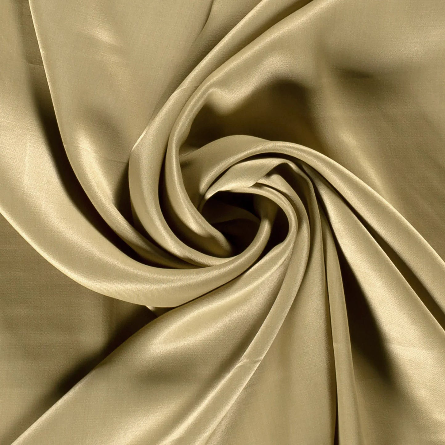 Viscose satijn Olijfgroen