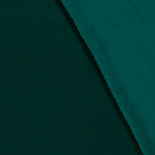 Viscose satijn Petrol