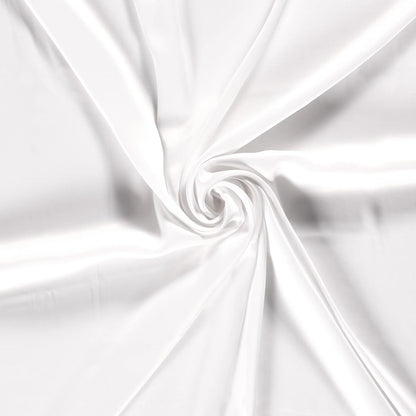 Viscose satijn Wit