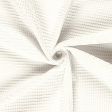 Wafelstof katoen Ecru