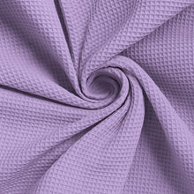 Wafelstof katoen Lila