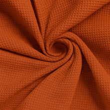 Wafelstof katoen Roest