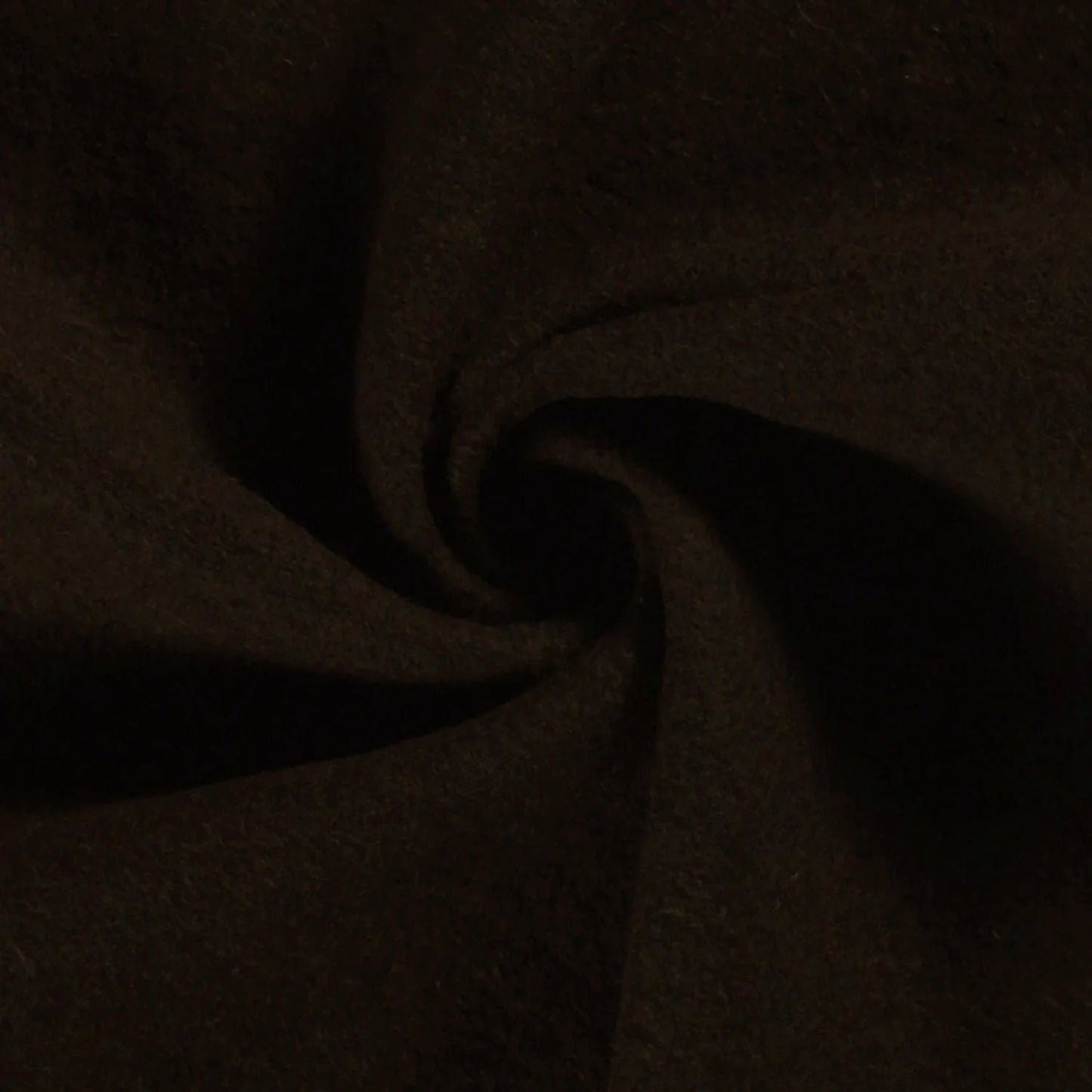 100% Wol gekookt Donkerbruin