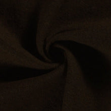 100% Wol gekookt Donkerbruin