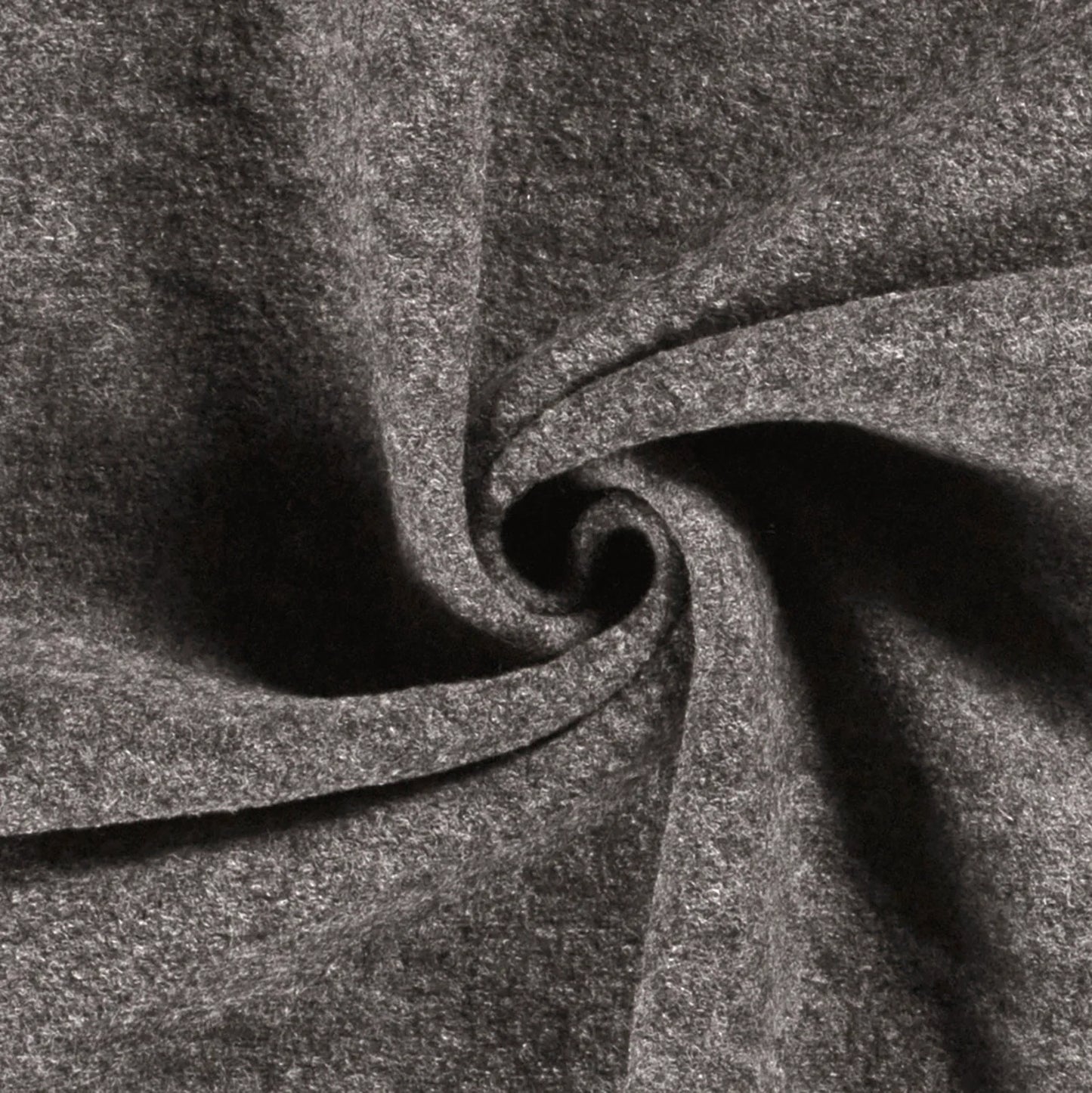 100% Wol gekookt Grijs