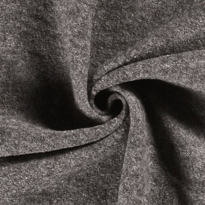 100% Wol gekookt Grijs